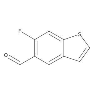 Benzo[b]thiophene-5-carboxaldehyde, 6-fluoro- Structure