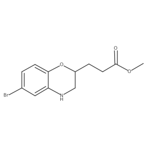 Methyl (S)-3-(6-bromo-3,4-dihydro-2H-benzo[b][1,4]oxazin-2-yl)propanoate Structure
