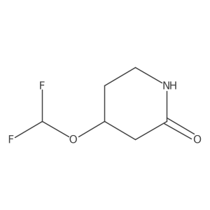 4-(Difluoromethoxy)piperidin-2-one Structure