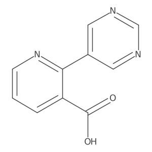 2-(Pyrimidin-5-yl)nicotinic acid结构式