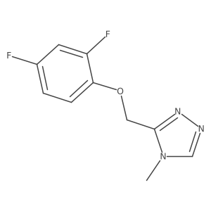 3-[(2,4-difluorophenoxy)methyl]-4-methyl-4H-1,2,4-triazole Structure