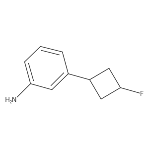 3-(3-Fluorocyclobutyl)benzenamine Structure