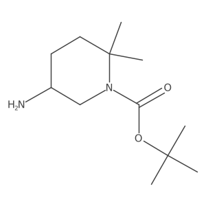 Tert-butyl 5-amino-2,2-dimethylpiperidine-1-carboxylate Structure