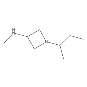 1-(butan-2-yl)-N-methylazetidin-3-amine Structure