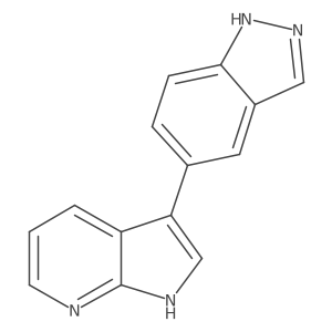 5-(1H-pyrrolo[2,3-b]pyridin-3-yl)-1h-indazole Structure