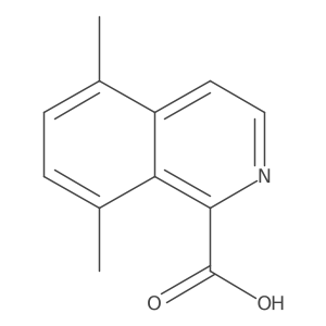 5,8-Dimethylisoquinoline-1-carboxylic acid Structure
