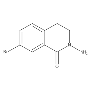 2-Amino-7-bromo-3,4-dihydro-2H-isoquinolin-1-one Structure