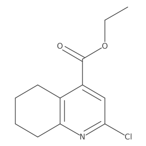 Ethyl 2-chloro-5,6,7,8-tetrahydro-4-quinolinecarboxylate Structure