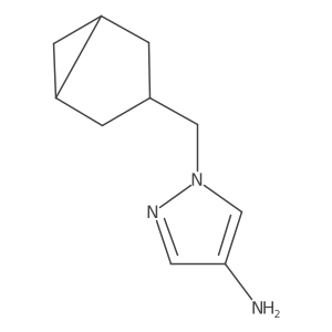 1-({bicyclo[3.1.0]hexan-3-yl}methyl)-1H-pyrazol-4-amine Structure