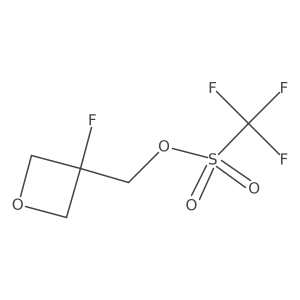 (3-Fluorooxetan-3-yl)methyl trifluoromethanesulfonate Structure