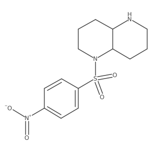 1-(4-Nitrobenzenesulfonyl)-decahydro-1,5-naphthyridine结构式