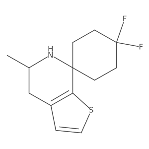 4,4-difluoro-5'-methyl-5',6'-dihydro-4'H-spiro[cyclohexane-1,7'-thieno[2,3-c]pyridine] Structure