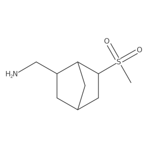 {6-Methanesulfonylbicyclo[2.2.1]heptan-2-yl}methanamine Structure