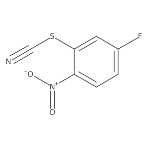 5-Fluoro-2-nitrophenylthiocyanate结构式