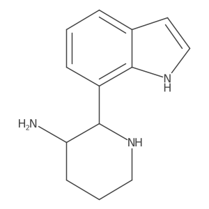 2-(1H-indol-7-yl)piperidin-3-amine Structure