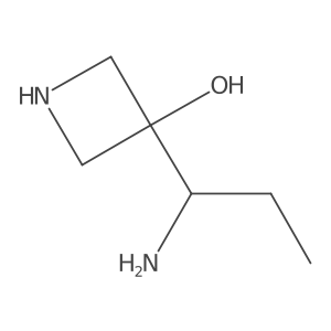 3-(1-Aminopropyl)azetidin-3-ol结构式