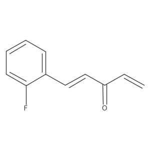 1-(2-Fluorophenyl)penta-1,4-dien-3-one结构式