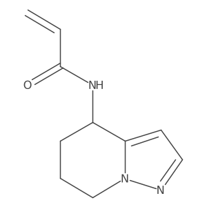 N-(4,5,6,7-Tetrahydropyrazolo[1,5-a]pyridin-4-yl)prop-2-enamide Structure
