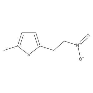 2-Methyl-5-(2-nitroethyl)thiophene结构式
