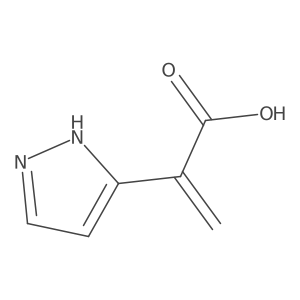 2-(1H-pyrazol-3-yl)prop-2-enoic acid结构式
