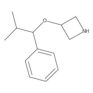 3-(2-Methyl-1-phenylpropoxy)azetidine Structure