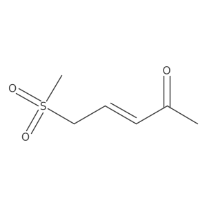 5-Methanesulfonylpent-3-en-2-one Structure