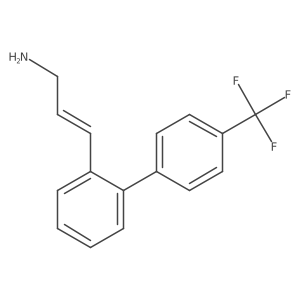 3-{2-[4-(Trifluoromethyl)phenyl]phenyl}prop-2-en-1-amine结构式
