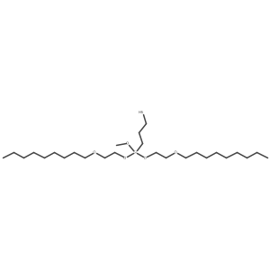Poly(oxy-1,2-ethanediyl), I+/-,I+/-a(2)-[(3-mercaptopropyl)methoxysilylene]bis[I-(nonyloxy)-结构式