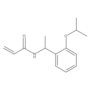 N-[(1S)-1-(2-Propan-2-yloxyphenyl)ethyl]prop-2-enamide结构式