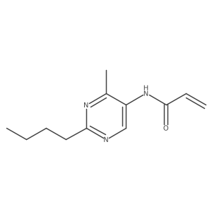 N-(2-Butyl-4-methylpyrimidin-5-yl)prop-2-enamide Structure