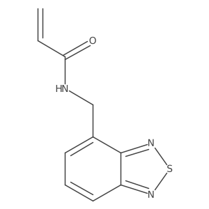 N-(2,1,3-Benzothiadiazol-4-ylmethyl)prop-2-enamide结构式
