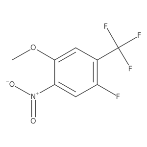 1-Fluoro-4-methoxy-5-nitro-2-(trifluoromethyl)benzene Structure