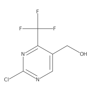 (2-Chloro-4-(trifluoromethyl)pyrimidin-5-yl)methanol Structure