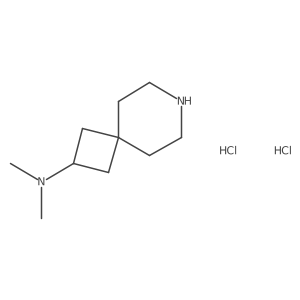 N,N-dimethyl-7-azaspiro[3.5]nonan-2-aminedihydrochloride结构式