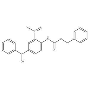 benzyl N-[4-[hydroxy(phenyl)methyl]-2-nitro-phenyl]carbamate Structure