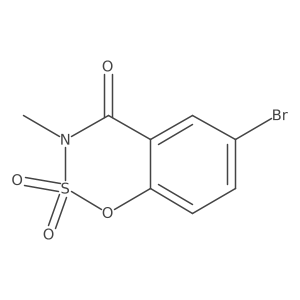 6-Bromo-3-methyl-3,4-dihydro-1,2lambda6,3-benzoxathiazine-2,2,4-trione Structure