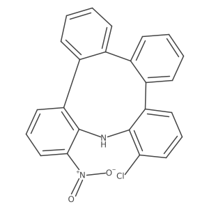 8-Chloro-10-nitro-9H-tetrabenzo[b,d,f,h]azonine结构式