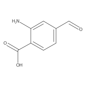 Benzoic acid, 2-amino-4-formyl- Structure
