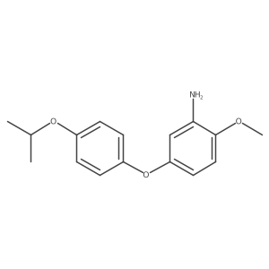 2-Methoxy-5-[4-(1-methylethoxy)phenoxy]benzenamine结构式