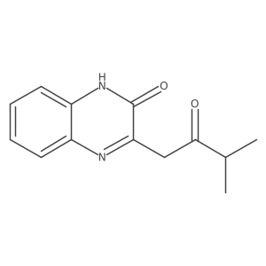 3-(3-methyl-2-oxobutyl)quinoxalin-2(1H)-one Structure