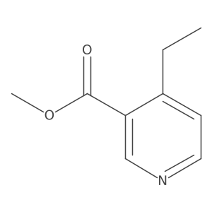 Methyl 4-ethylnicotinate Structure