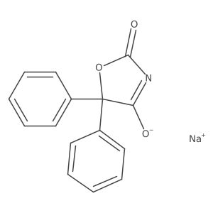 Sodium 2-oxo-5,5-diphenyl-2,5-dihydro-1,3-oxazol-4-olate结构式