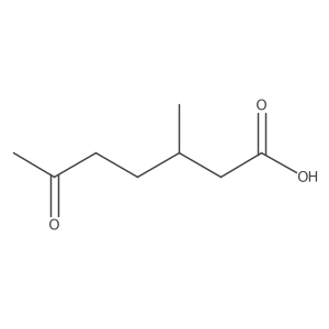 3-Methyl-6-oxoheptanoic acid结构式
