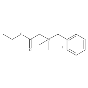 N-Benzyl-2-ethoxy-N,N-dimethyl-2-oxoethanaminium iodide Structure