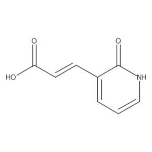 3-(1,2-Dihydro-2-oxo-3-pyridinyl)-2-propenoic acid结构式