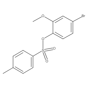 Toluene-4-sulfonic acid 4-bromo-2-methoxy-phenyl ester Structure