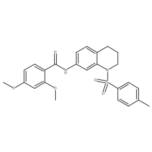 2,4-dimethoxy-N-(1-tosyl-1,2,3,4-tetrahydroquinolin-7-yl)benzamide Structure