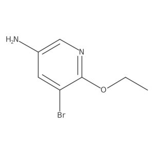5-Bromo-6-ethoxypyridin-3-amine结构式