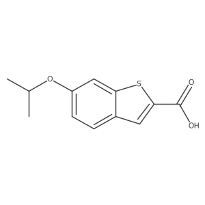 6-Isopropoxy-benzo[b]thiophene-2-carboxylic acid Structure