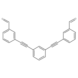 1,3-Bis(3-formylphenylethynyl)benzene Structure
